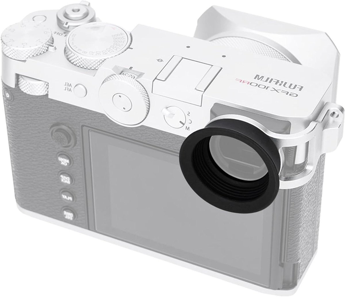 Camera Oogschelp - Zoeker Bescherming - Fotografie Comfort - Specifiek Ontwerp - 43 cm - Zilver