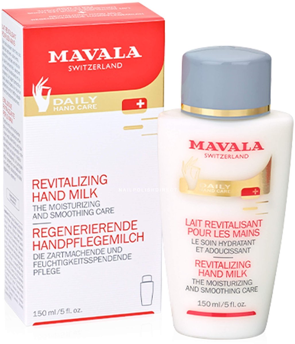 Mavala Revitalizing Hand Milk 150 ml - Hydraterende Handmelk Met Aloe Vera En Zijde Aminozuren - Verzacht, Beschermt En Revitaliseert Droge Handen - Lichte Dagelijkse Handverzorging Met Snelle Absorptie
