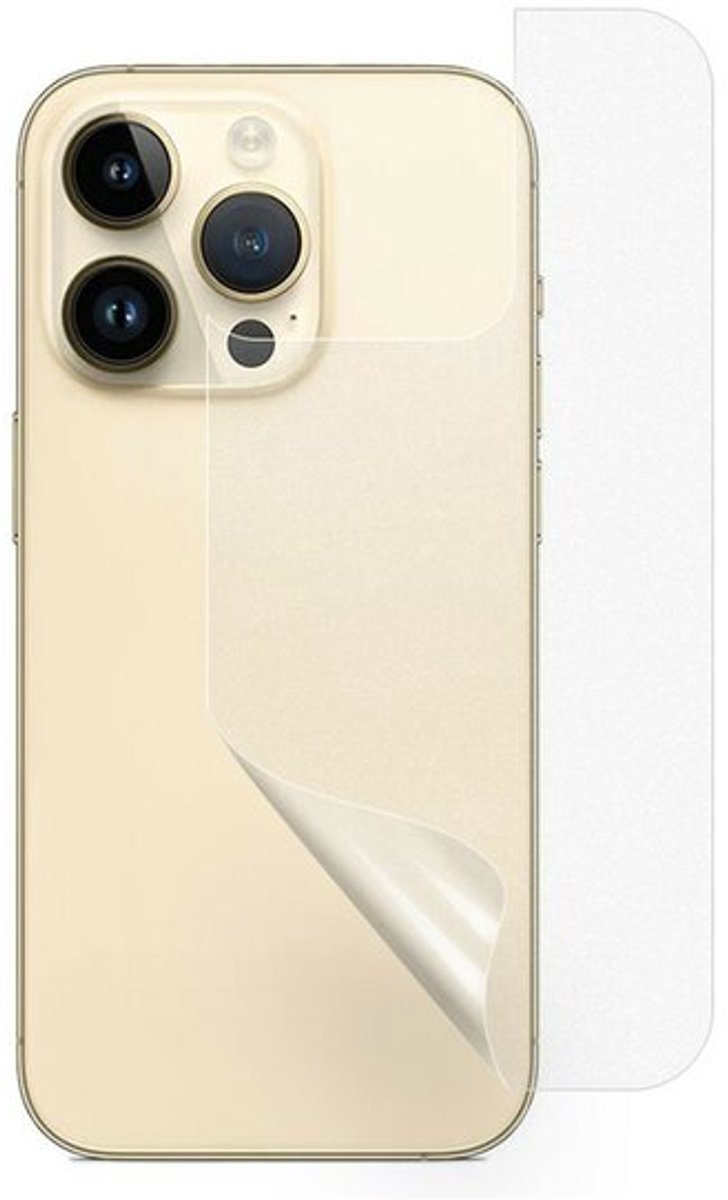 iPhone 15 Pro Back Protector Mat PET – Krasbestendige Achterkant Beschermfolie