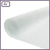 4 Rollen noppenfolie van 50 cm x 5 m x 70 my  - Bescherming - Folie - Bubbeltjesplastic - Luchtkussenfolie - Bubbeltjes - Plastic - Bubbeltjesfolie - Noppenfolie - Verpakkingsmater