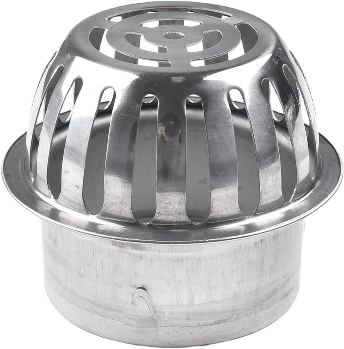 Gootbescherming Filter - Regenpijp Beschermer - Verstopping Voorkomen - Roestvrij Staal - 90 mm - Zilver