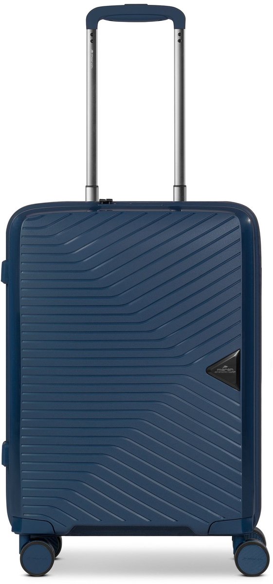 March15 Trading Gotthard Edition 4 wielen Cabinewagen 55 cm - Harde bagage - TSA slot - navy-blue metallic
