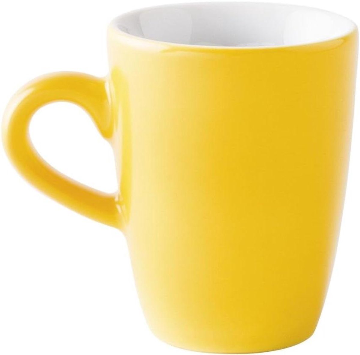 Espressokopje - Kopje Mok - Koffiedrinken - Vaatwasmachinebestendig - 100 ml - Zonnig Geel