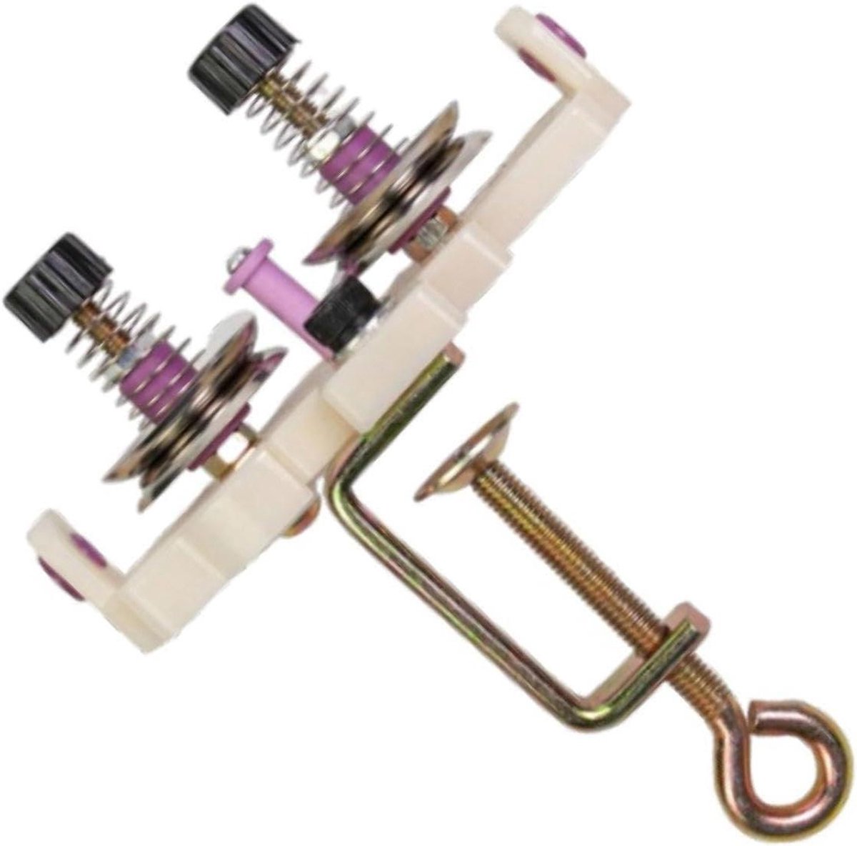 Dubbelzijdige Garenwinder - Draadopwinder Spanner - Handnaaien - Met Tafelklem - 106 cm - Staal