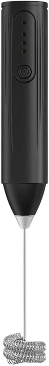 Melkopschuimer - Drankmixer Koffie - Koffie Bereiden - 3 Snelheden Instelbaar - 22 cm - Zwart
