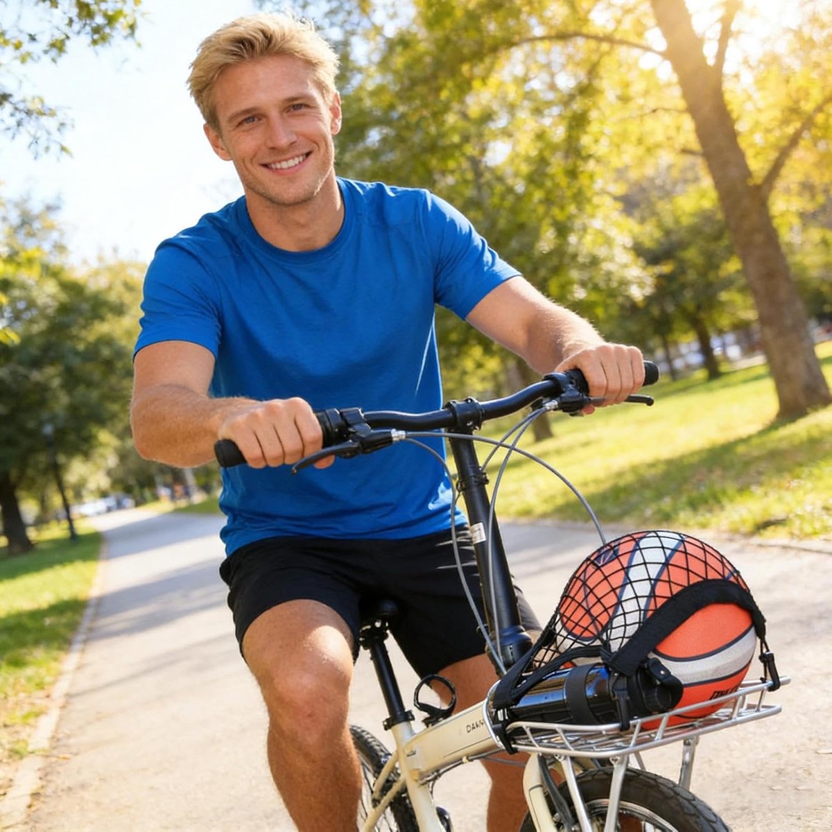 Fietsmand Metaal - Voorrek Fiets - Boodschappen Vervoeren - Snel Afneembaar - 40 x 30 cm - Zilver