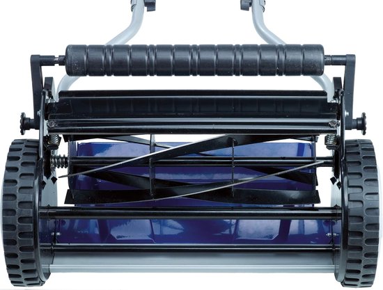 Kooimaaier - Handgrasmaaier Duwmaaier - Gazon Onderhoud - Stille Werking - 38 cm maaibreedte - Blauw — afbeelding 3