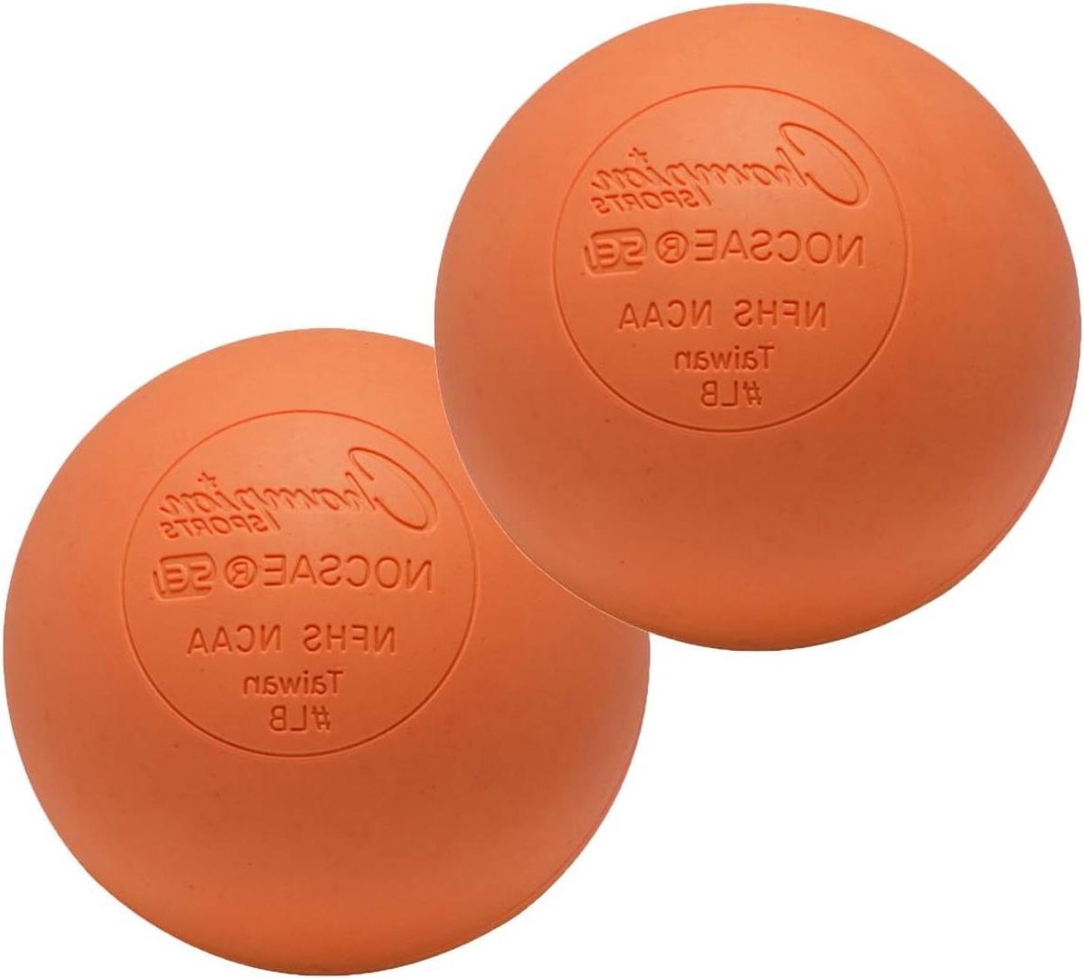 Lacrosse Ballen - Sport Ballen - Wedstrijd Training - Officiële Grootte - 2 Stuks - Oranje