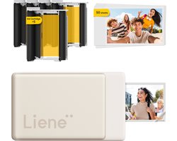 Liene - Pearl N200 Pro 2*3'' Photo Printer-Gold - Inclusief 50 vellen papier