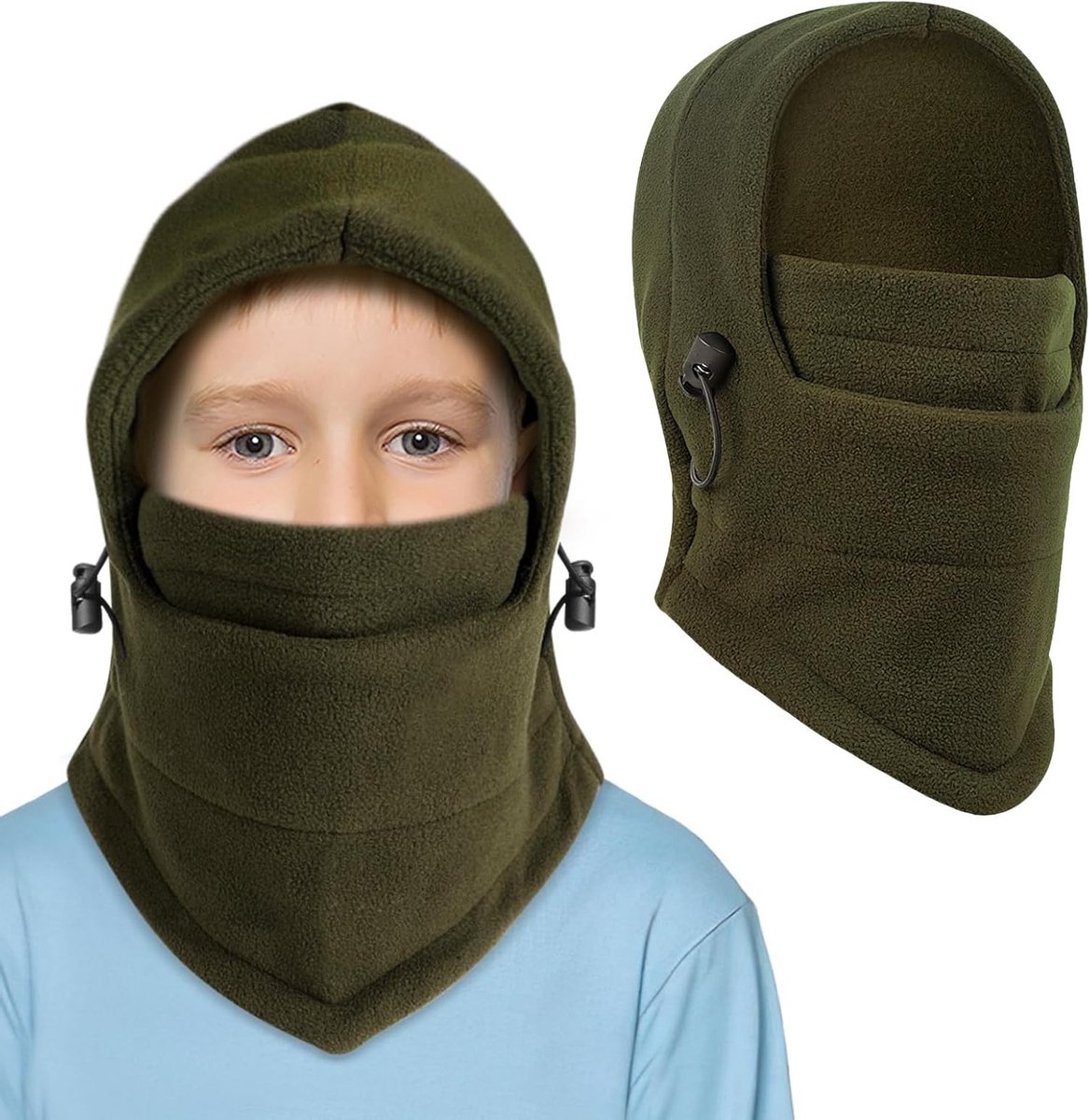 Thermische Balaclava voor Kinderen - Multifunctionele Winddichte Ski Masker en Nekwarmer voor Buitenactiviteiten in de Winter