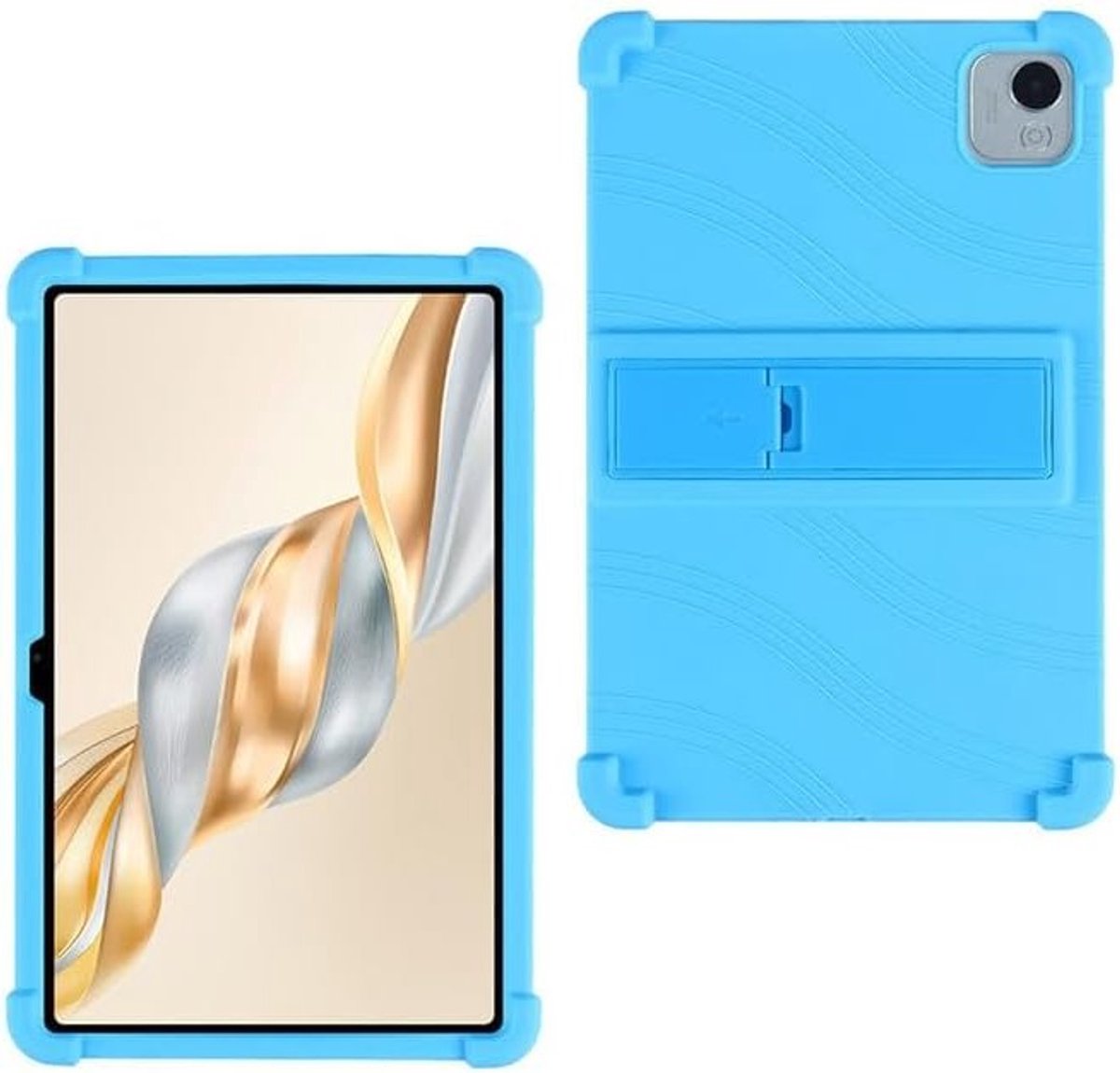 Hoezen voor 11.5 inch Tablet - Siliconen Case Shockproof, Verstelbare Standaard en Volledige Bescherming voor 2025 Model ELN2-W09