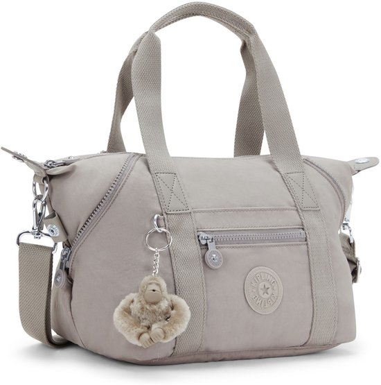 kipling Sac à main Sac à épaule bandoulière Basic Eyes Wide Open Art Mini Handbag Grey Gris