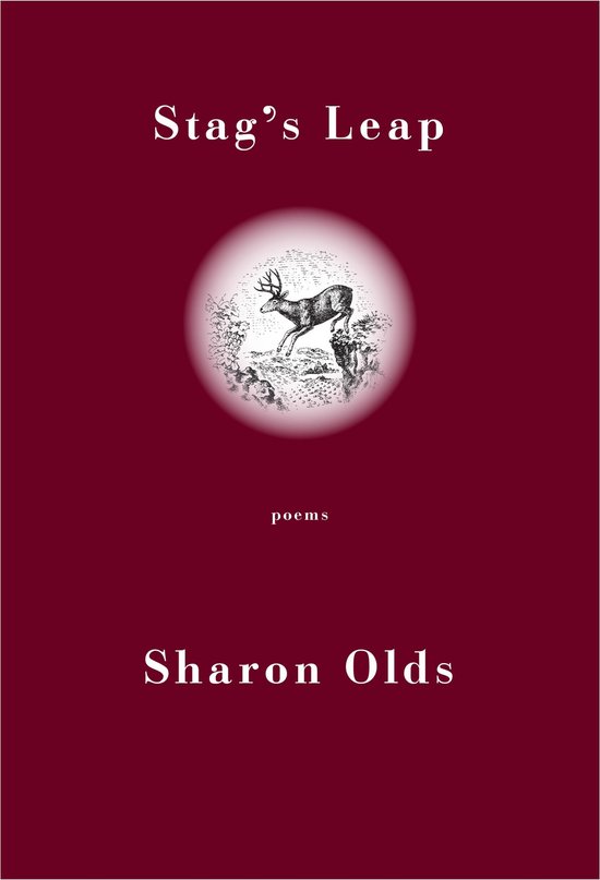 Livre 'Stag's Leap' par Sharon Olds avec une image d'un cerf bondissant.