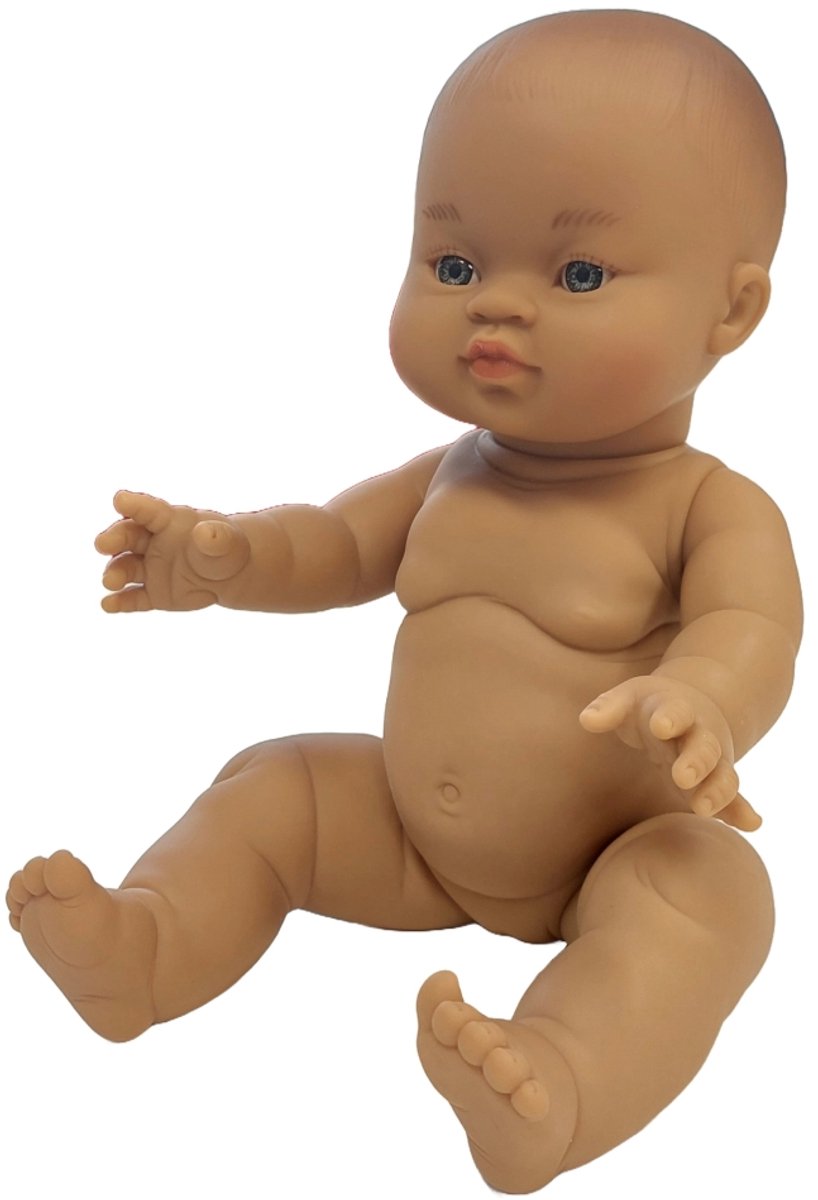 Minikanepop Gordi Aziatisch meisje Jade met haar 34cm meisjespop babypop