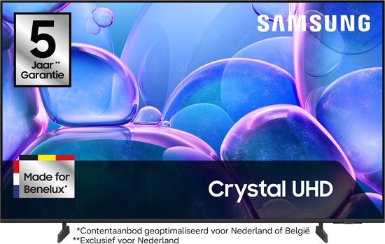 Samsung UE43U7000F - 43 Inch - 4K LED - 2025 + 3 jaar extra garantie** - Smart TV