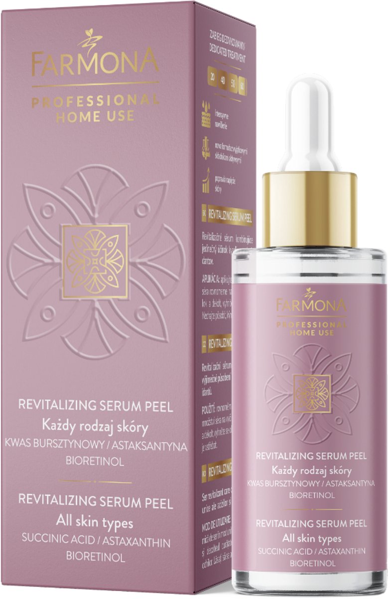 Farmona Revitaliserend Serum - Huidverzorging - Met barnsteenzuur en bioretinol, 30 ml