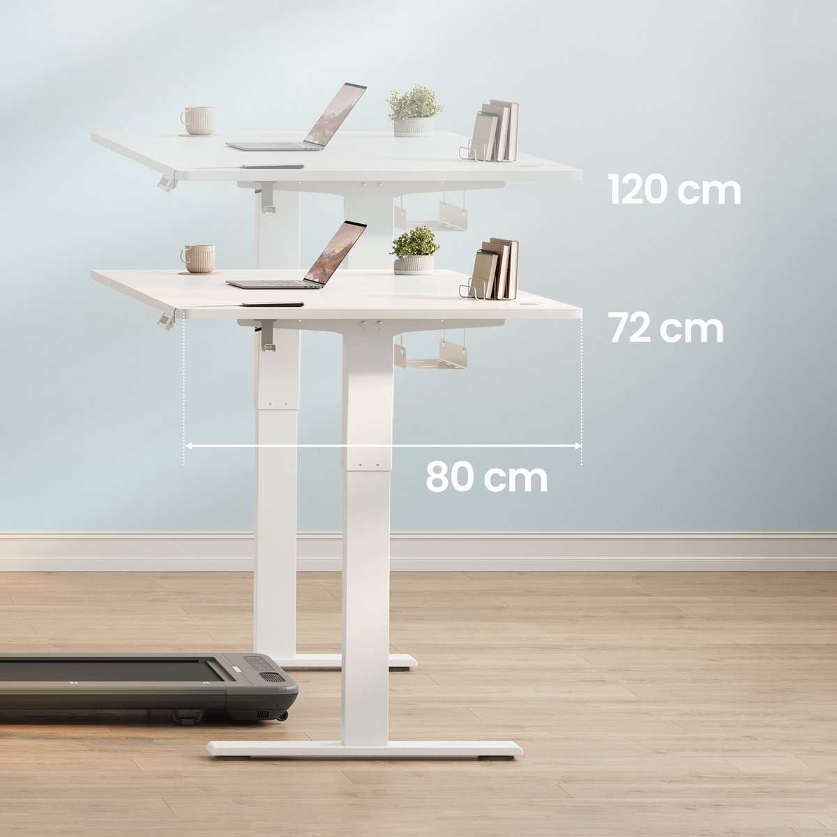 VASAGLE - Zit Sta Bureau - 160 x 80 cm thumbnail 6