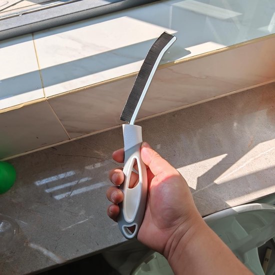 Premium schoonmaakborstel voor badkamer, tegels, voegen en moeilijk bereikbare plekken in huis, keuken en toilet van Merkloos	 — afbeelding 4