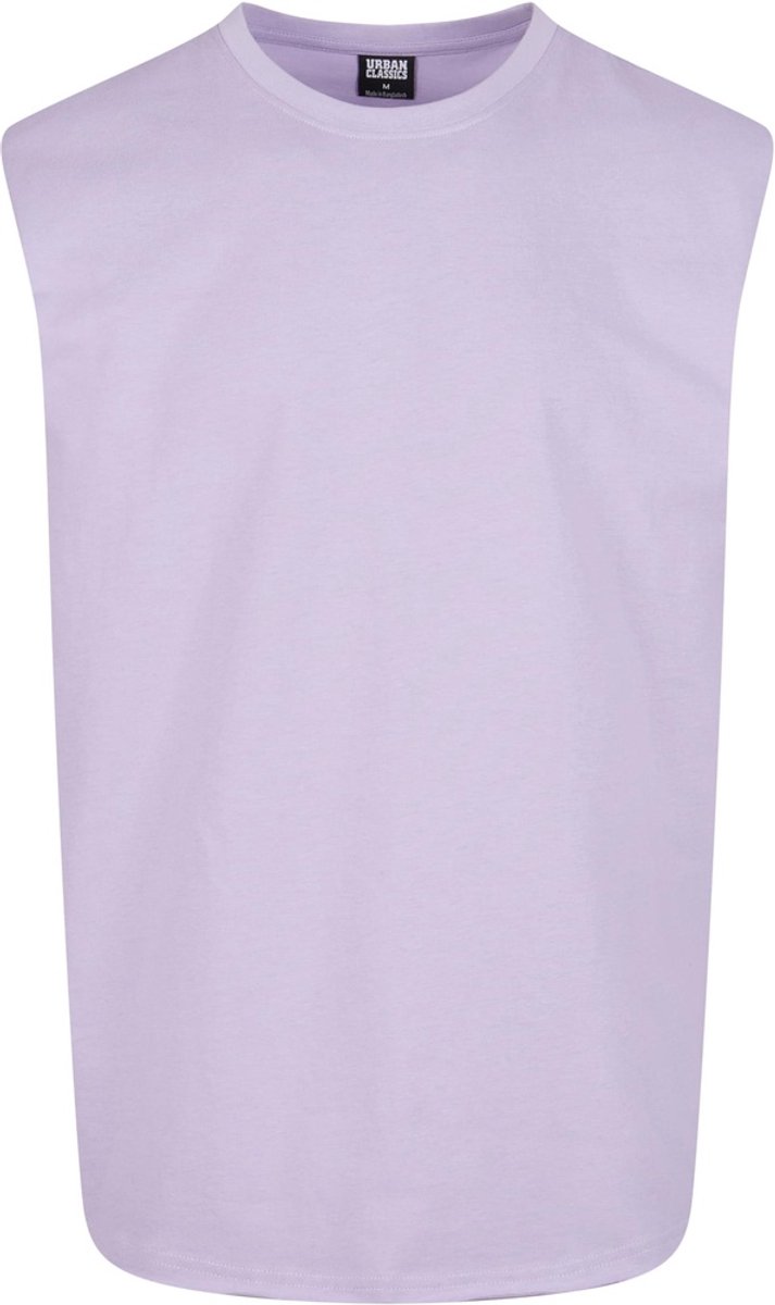Urban Classics Open Edge Mouwloos shirt 3XL Paars