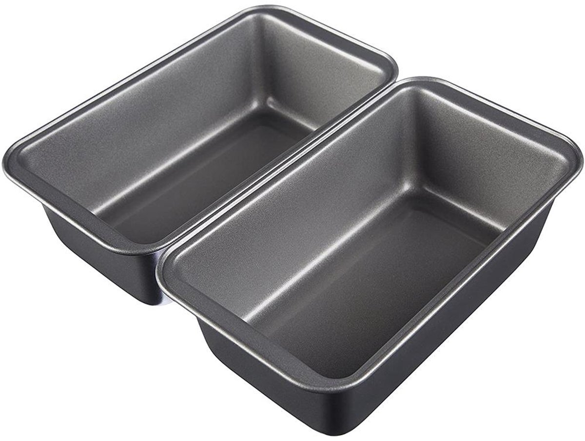 Bakblik - Toastvorm - Rechthoekig - 2 Stuks - Voor Brood En Cake - Zwart