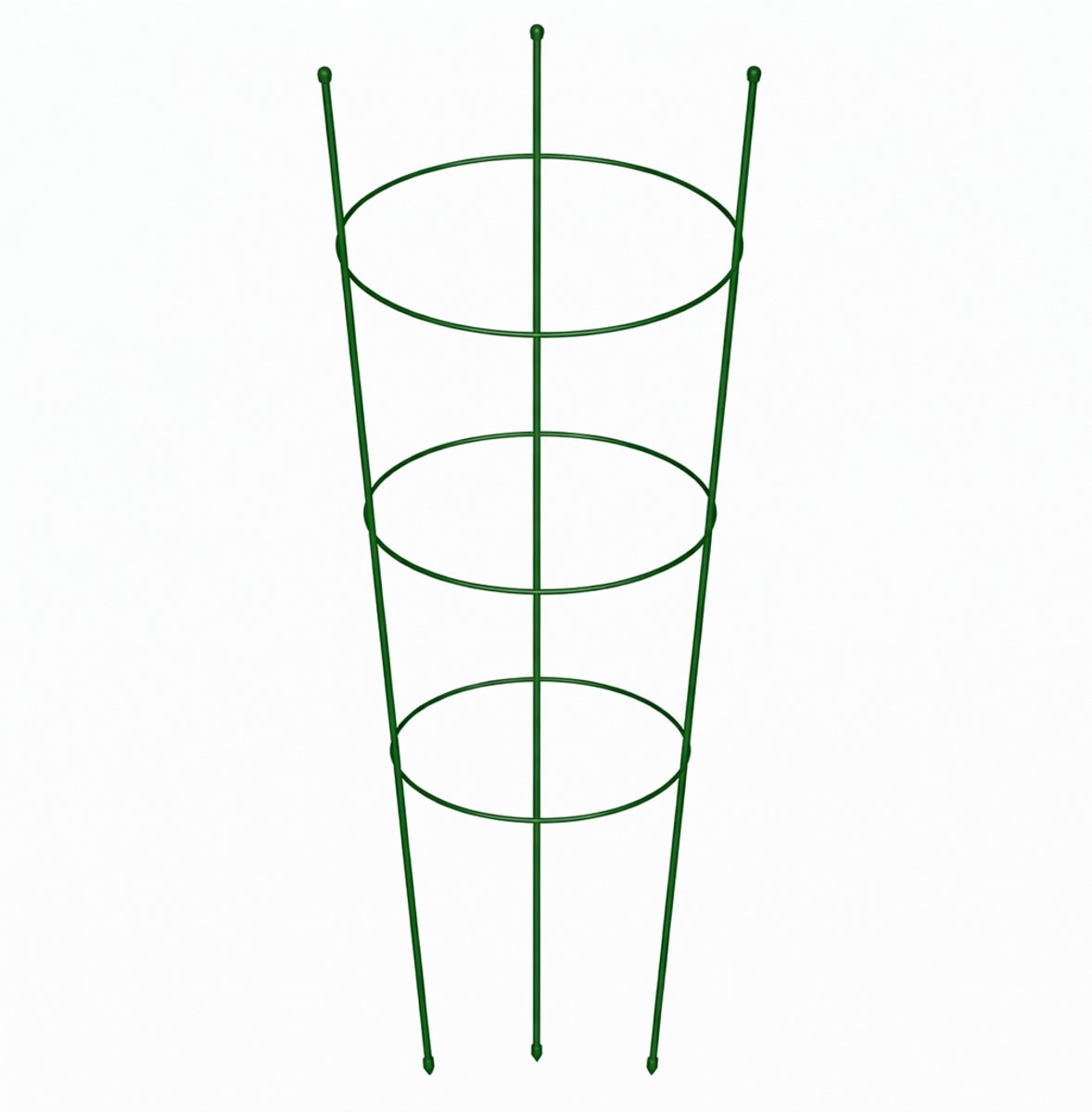 Browin - Tuinplantensteunringen, 3 ringen 1,25 m - Plantensteun