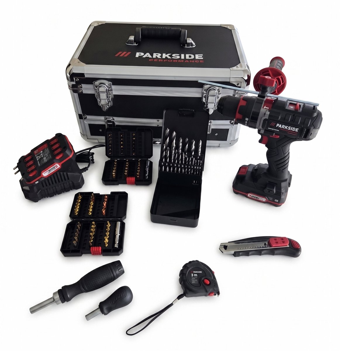 PARKSIDE-PERFORMANCE 20-accu klopboormachine startset-incl 97-delige accessoireset – foto 2