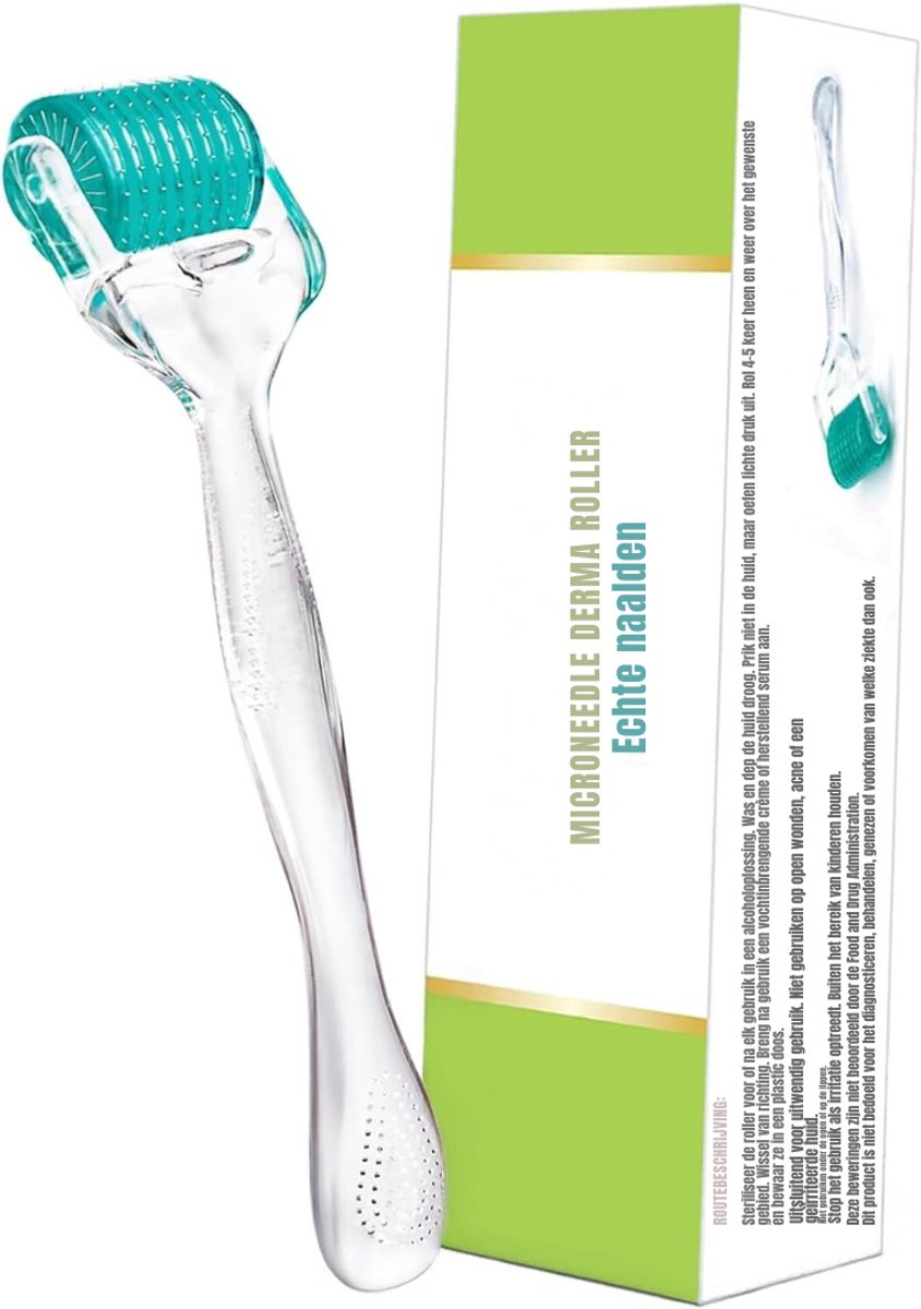 DYNA® Dermaroller Haargroei - Dermaroller - Transparant - 17cm x 5cm x 4cm