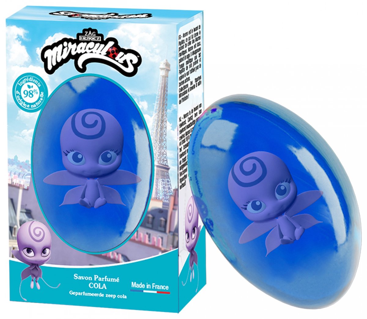 Le Comptoir du Bain Miraculous Geparfumeerde Zeep 75 g (Geur : Cola Nooroo)