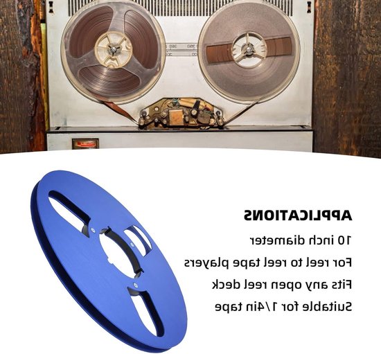 Open Reel Audio Takeup Reel 10.5 Inch - Lege Tape Reel voor Opname, 3 Gaten, Geschikt voor Reel to Reel Tape Recorder van Merkloos — afbeelding 2