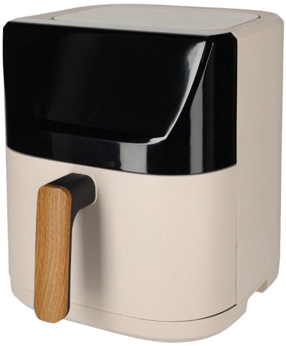 RØQUET Airfryer 5L Roots Zand – Gezond & Groot Airfryer met Instelbare Tijd en Temperatuur