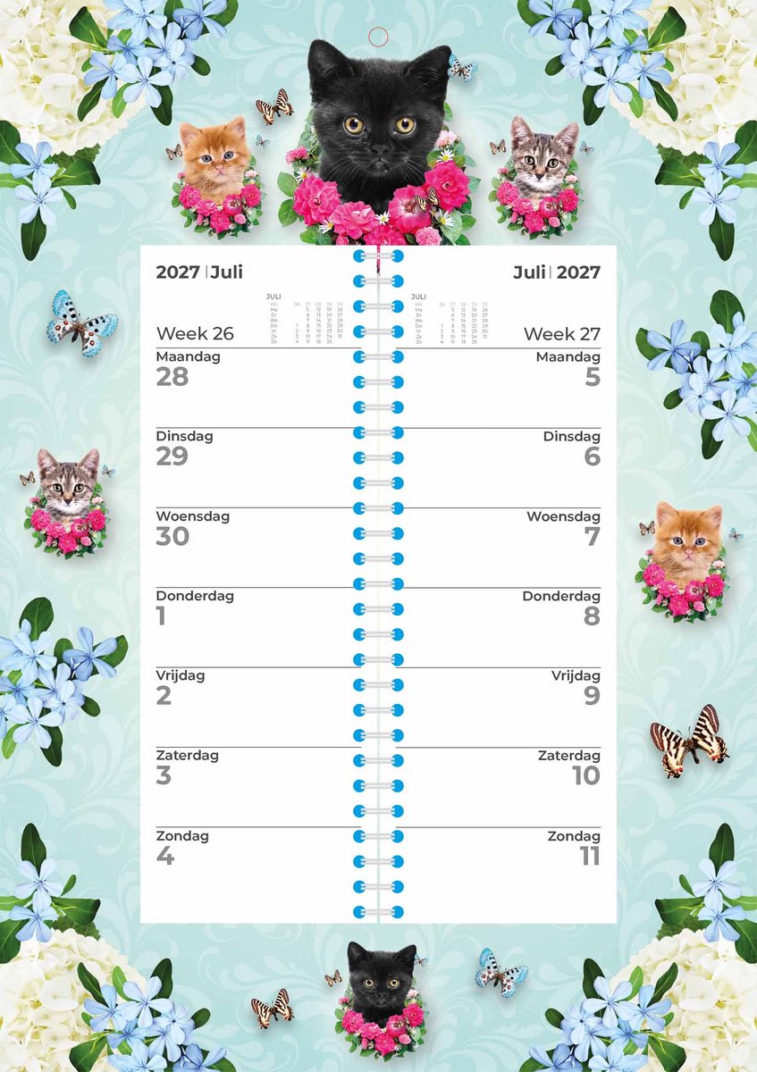 Cat Weekomleg Kalender 2027