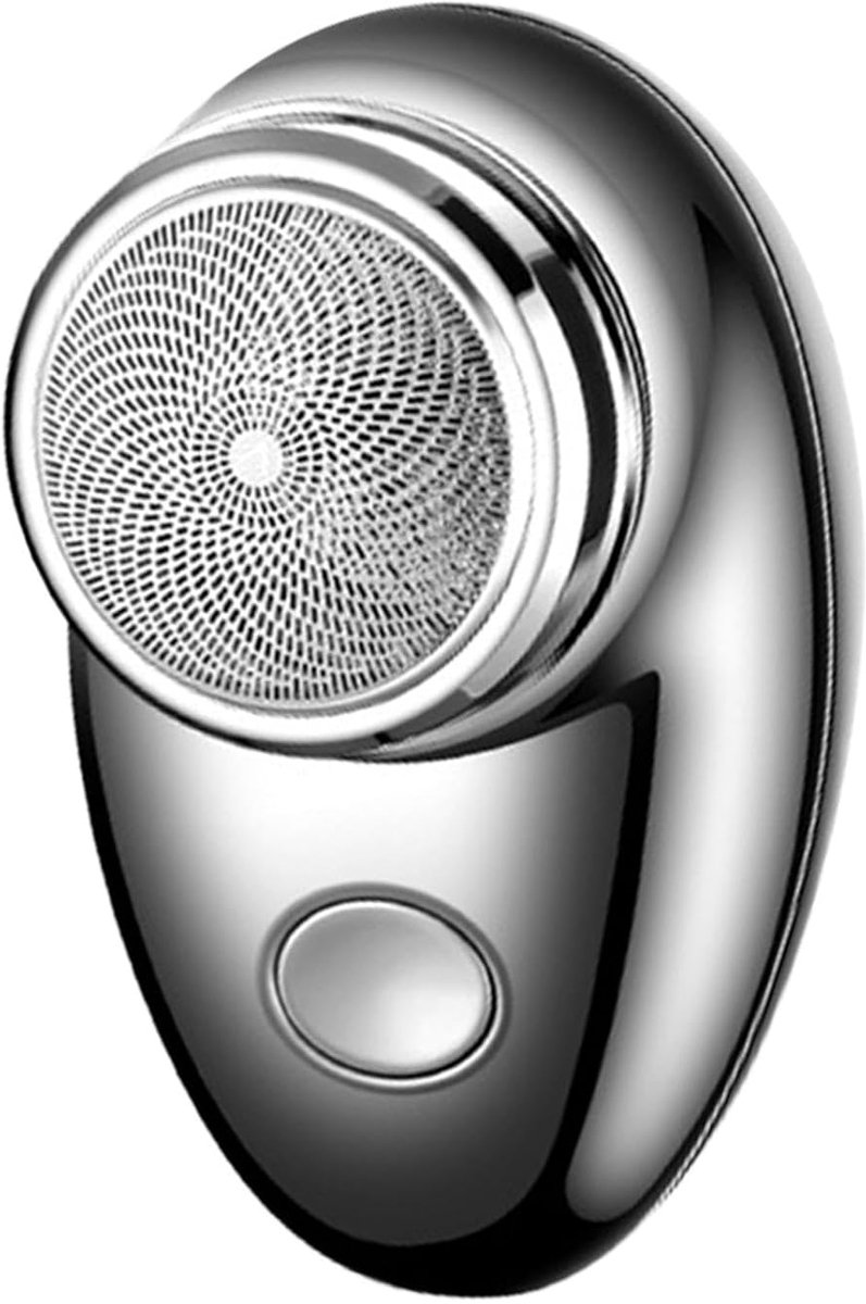 Mini Mannen Scheerapparaat – Elektrisch – USB-C – Draagbaar – Precisie Trimmer – Zwart