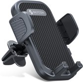 Siltcon® Support Téléphone Voiture Ventilation - Supports Téléphone Voiture - Support GSM Voiture - Accessoires Voiture - Réglable et Rotatif à 360° - Universel pour tous les Téléphones