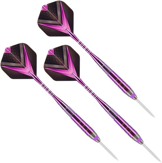 Professionele Steel Tip Dart Set van 3 Stuks - 24g Darts met Opbergcase, Vervangbare Schachten en Dart Wings voor Optimaal Spelplezier van Merkloos — afbeelding 2