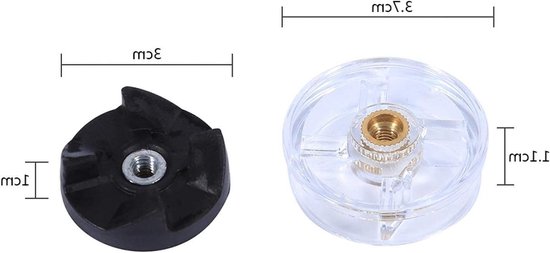 Vervangingsonderdelen voor Blender, Basis Tandwiel en Mes voor 250W Juicer en Mixapparaat van Merkloos — afbeelding 5