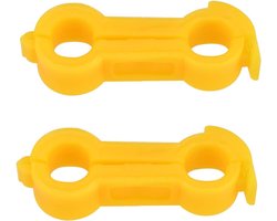 2 Stuks 4mm Behandeling Ringen voor Vogels - Splay Leg Hobble Bandjes voor Kanaries, Parkieten en Kwartels