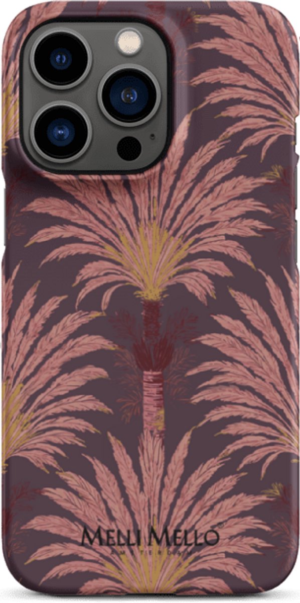 Melli Mello Telefoonhoesje Crimson Palm (Hard Case) - Apple iPhone 13 Pro