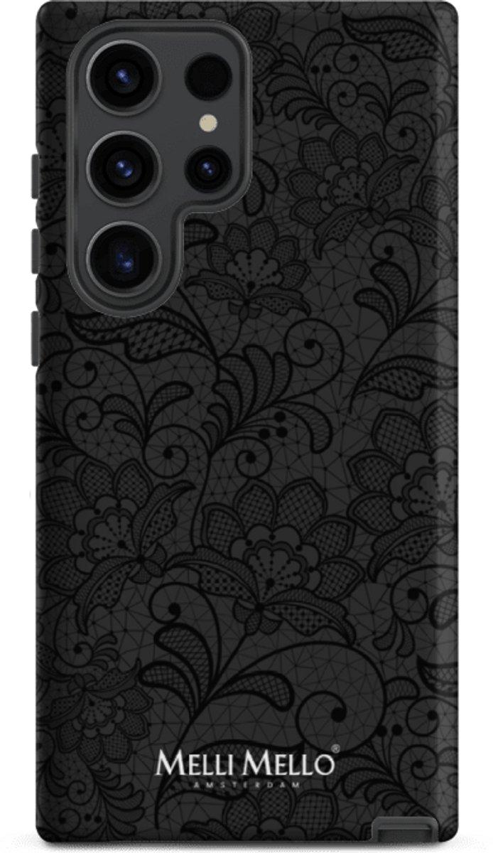 Melli Mello Telefoonhoesje Midnight Lace (Tough Case) - Samsung Galaxy S23 Ultra