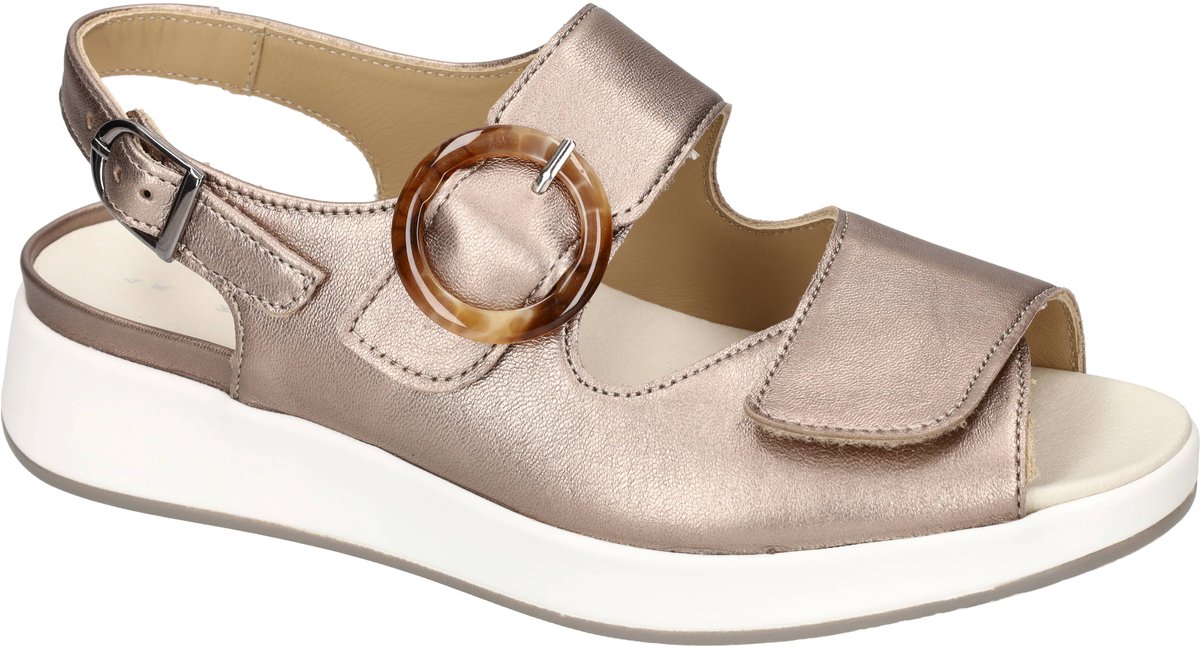 Solidus -Dames - champagne - sandalen - maat 40