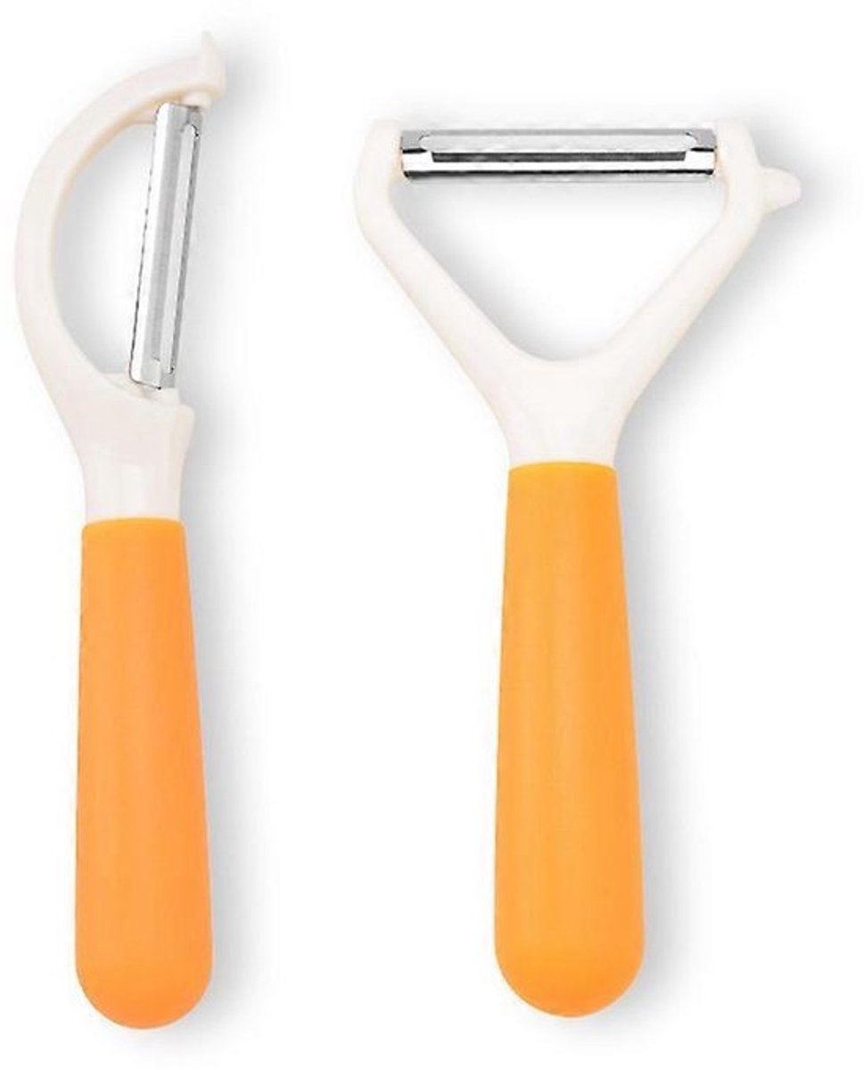 Dunschiller Set - Groenteschiller - Aardappelschiller RVS - 2 Stuks