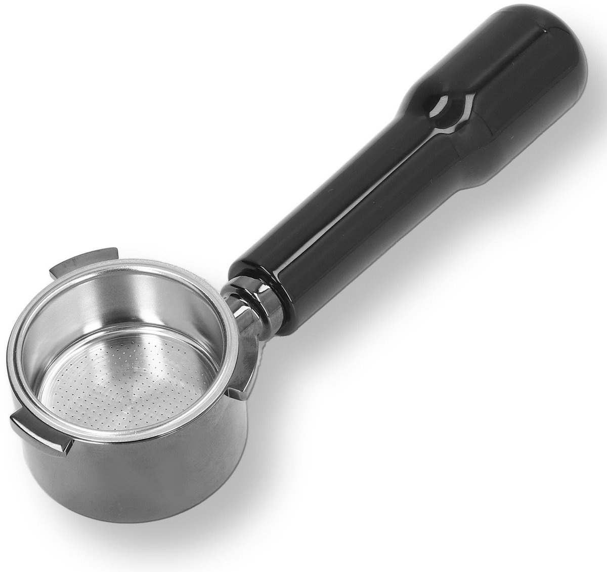 Dailygoods - Dailygoody - Koffie Portafilter - Bodemloze Koffiefilter - Ergonomisch Handvat - 51mm - Zinklegering - Vervangende Onderdelen - Geschikt voor Espresso