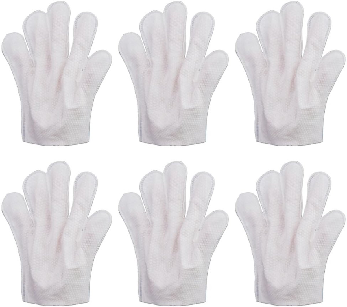 Dailygoods - Dailygoody - Huisdierenhandschoenen - Reinigingsdoekjes voor Honden en Katten - Effectieve Vachtverzorging - 6 Stuks - Ideaal voor Dagelijkse Verzorgi