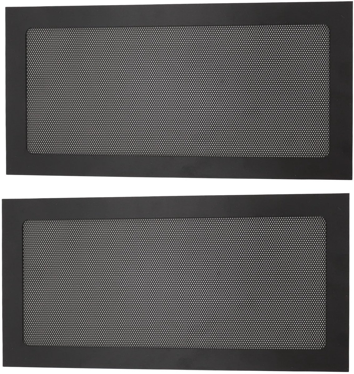 Dailygoods - Dailygoody - DIY PC-behuizing Stofgaasfilter - Magnetisch Ontwerp - Effectieve Stoffilter - 120 x 240 mm - 2-pack - Geschikt voor Computerkoelers - PV...