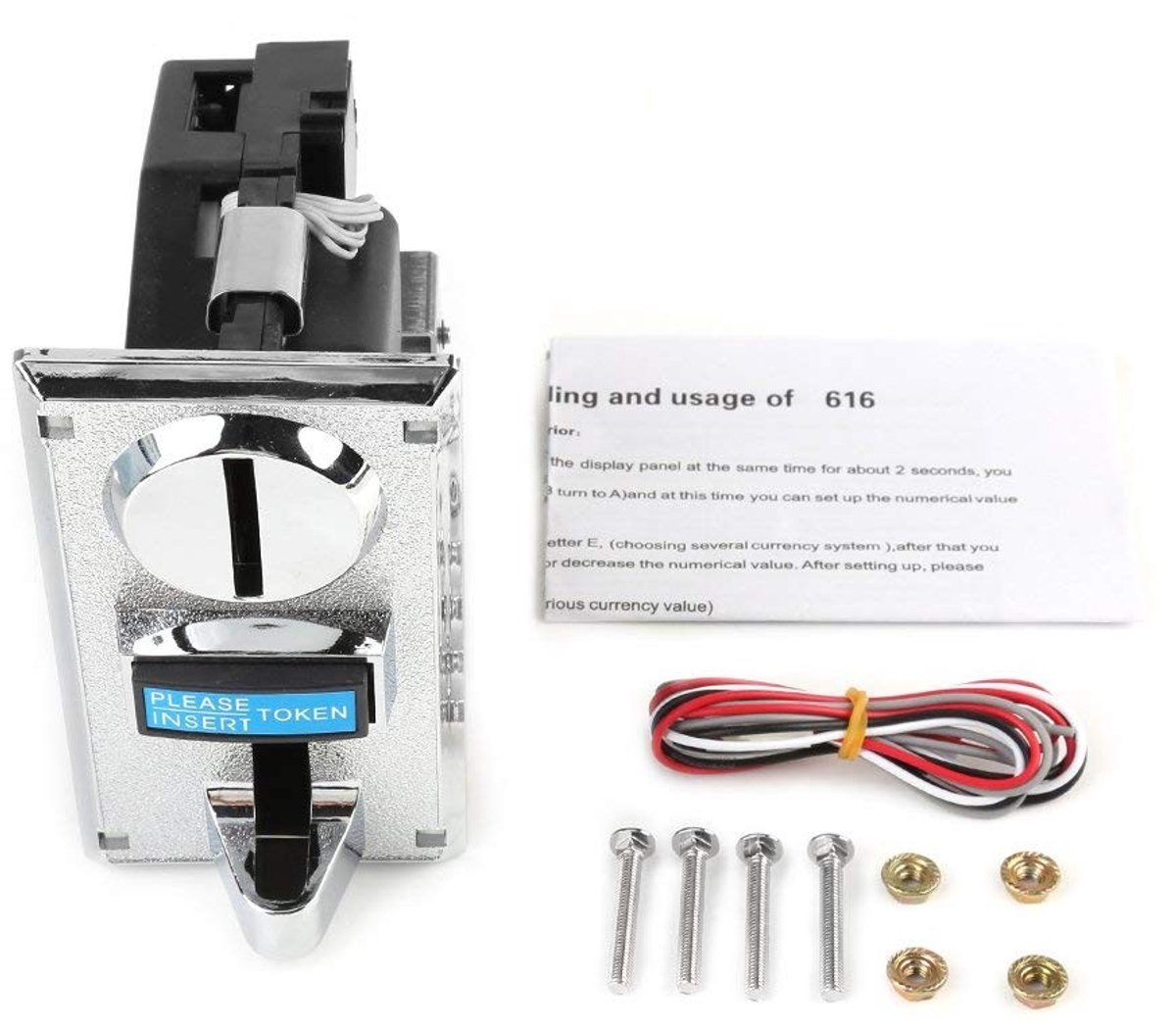Dailygoods - Dailygoody - Game Coin Acceptor - Multi Coin Operated - Betrouwbare Timer Controller - Geschikt voor Game Mechanisme - Professionele Kwaliteit - Ideaa