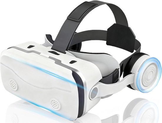 ZMR® VR Bril met Controllers - VR Bril - VR Games - Wit - 18cm x 15cm x 12cm