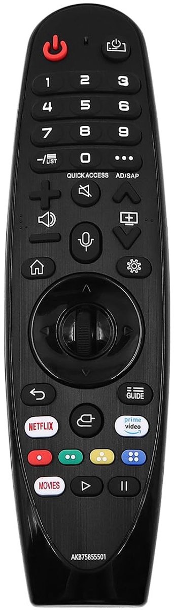 Dailygoods - Dailygoody - Vervangende afstandsbediening - Spraakfunctie - Gebruiksvriendelijk - Compatibel met LG OLED - Handig voor elke LG TV - Ideaal voor 55NAN