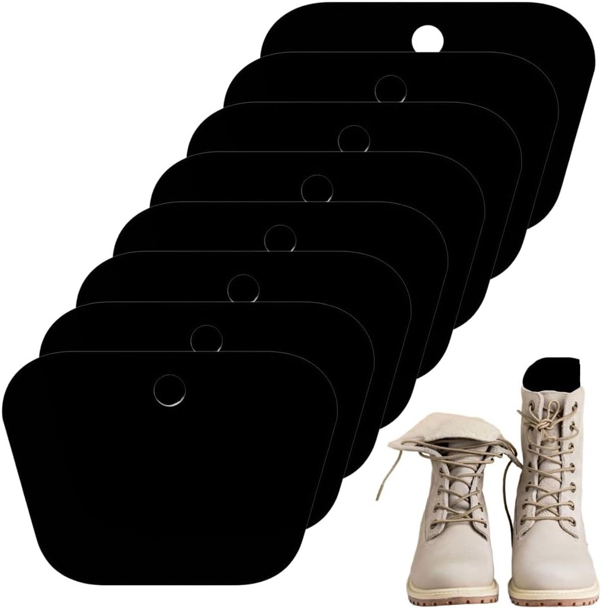 Set van 8 Tensioners voor Schoenen - Ondersteuning voor Bootvormen en Schoenbladen voor Dames en Heren (15 cm)