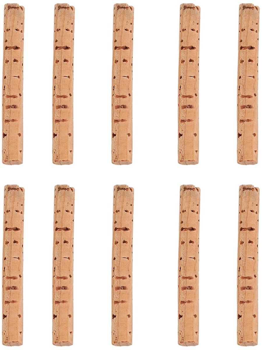 Dailygoody - Vissen Kurkstokken - Karpervissen Aas - Eiken materiaal - Draagbaar - Boilies Aas - Visgerei voor elke karpervisser - 10 stuks