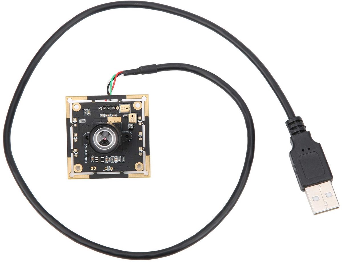 Dailygoody - USB Camera Module HBVCAM-F20216HD V22 - Groothoek 92° - Compact formaat - Webcam voor industrieel gebruik - Geschikt voor XP/Win7/Win8/Wi
