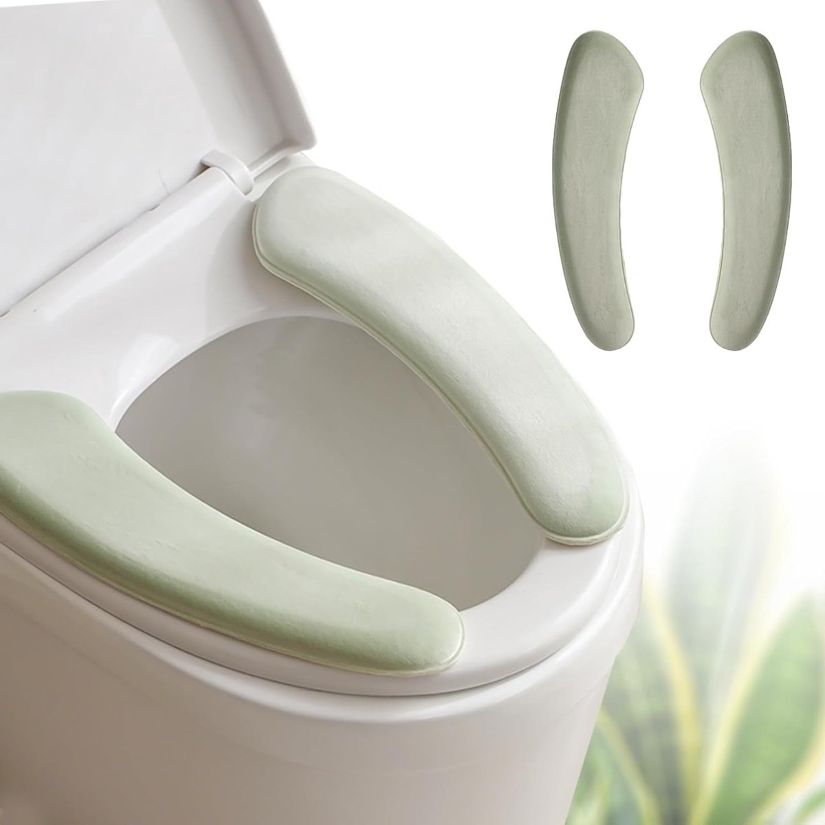 Dikke en Elastische Toiletbril Cover, Wasbaar en Herbruikbaar, Dubbelzijdig voor Eenvoudige Bevestiging - Comfortabele Mat met Dikke Spons voor Extra Comfort en Hygiëne